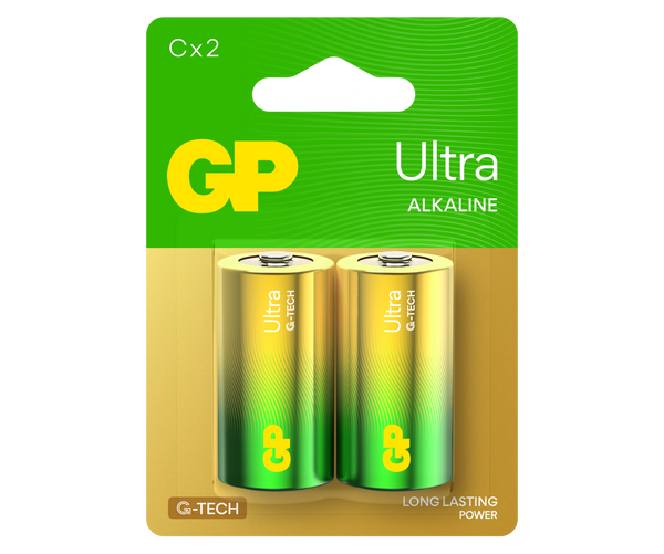 GP Ultra Alkaline C Size Batteries