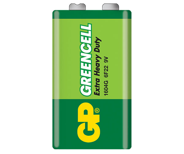 GP Battery Greencell Extra Heavy Duty 9V (1pc card pack)