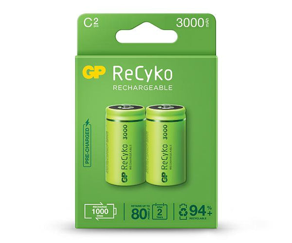 2 Pieces GP Recyko Rechargeable Battery In A Pack - GP Batteries Malaysia