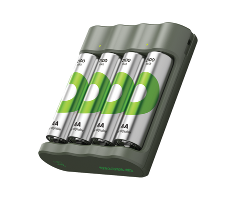 GP Recyko B441 USB Charger with AA Rechargeable Batteries - GP Batteries Malaysia