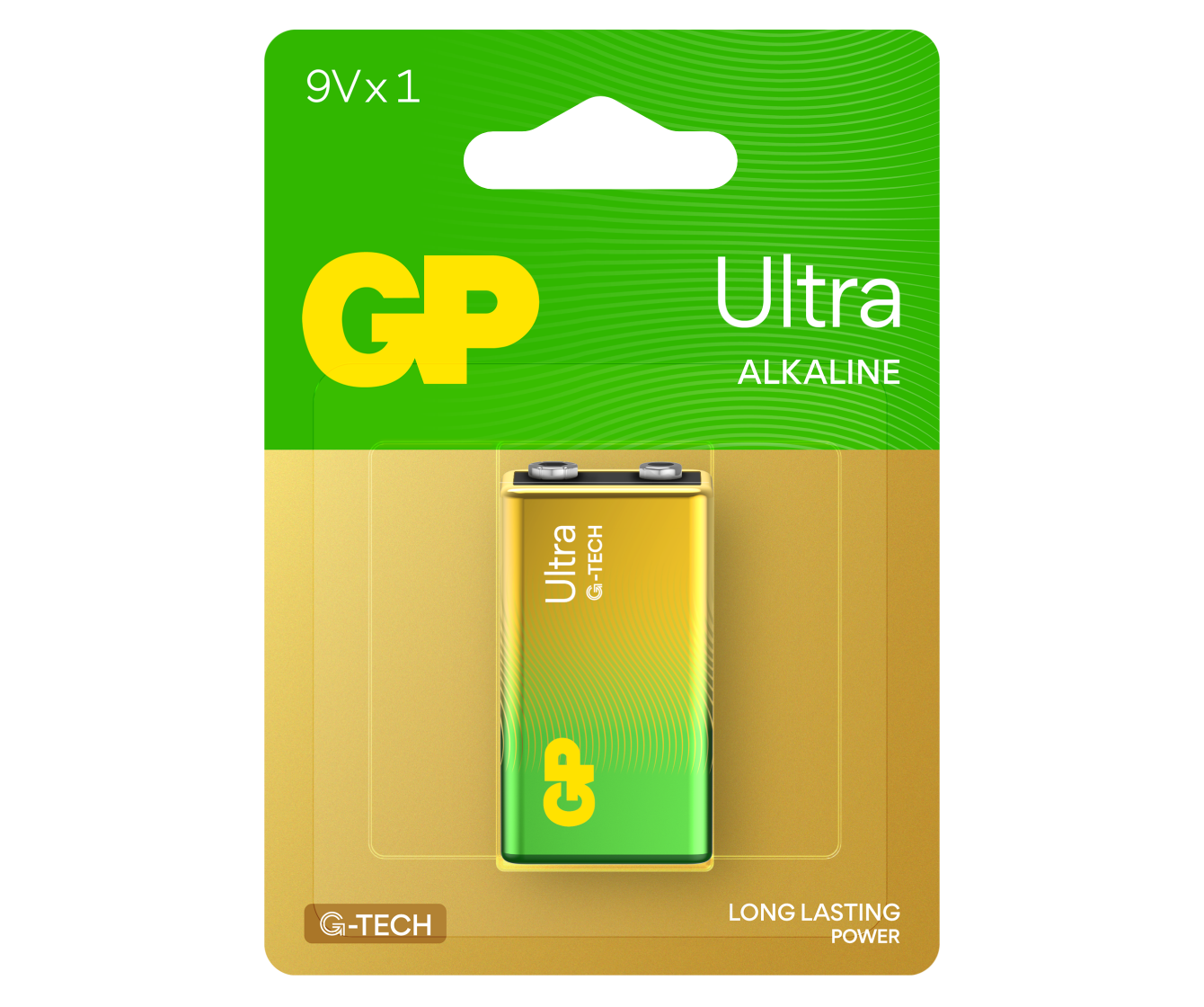 Bateri Beralkali GP Ultra 9V