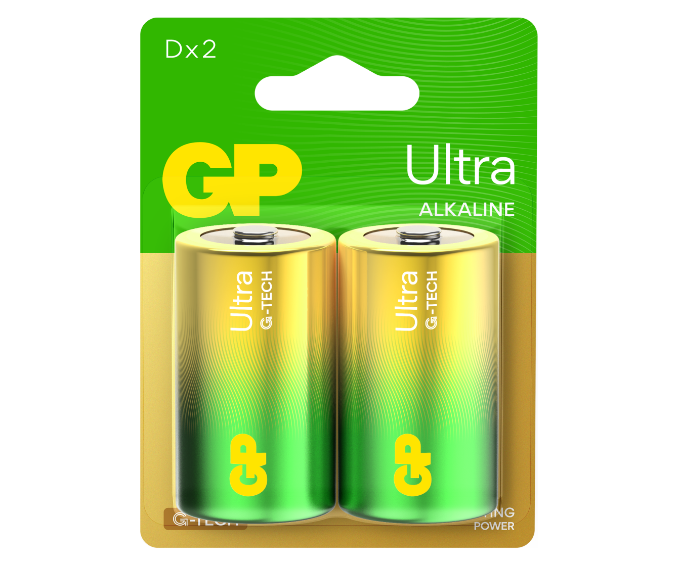 Bateri Beralkali GP Ultra Saiz D