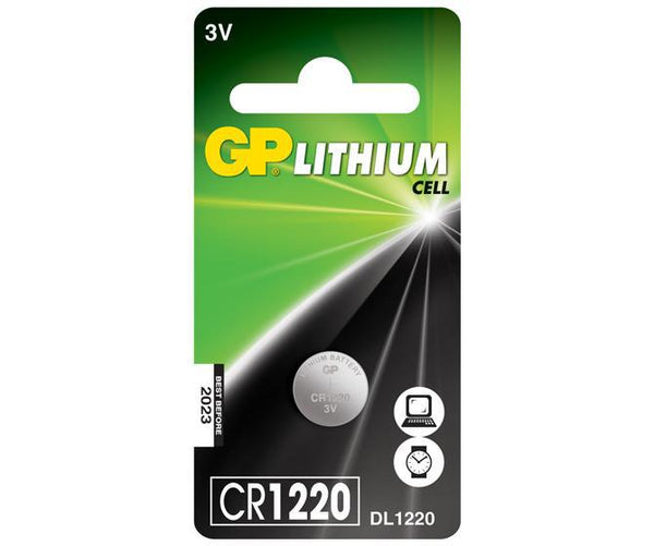 GP Button Cell - Lithium CR1220-GP Batteries Hong Kong