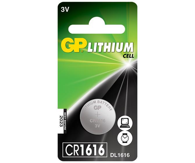 GP Batteries Batteri CR1616 3V - Låsgiganten