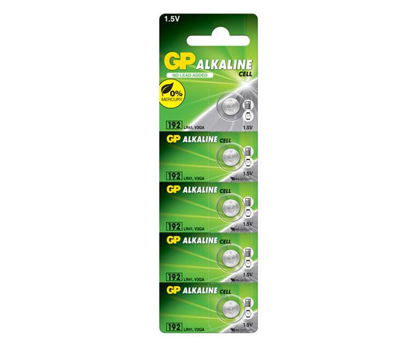 Gp189 Alkaline Button Cell 192F/LR41 | Mercury Free | GP Batteries HK | GP ...