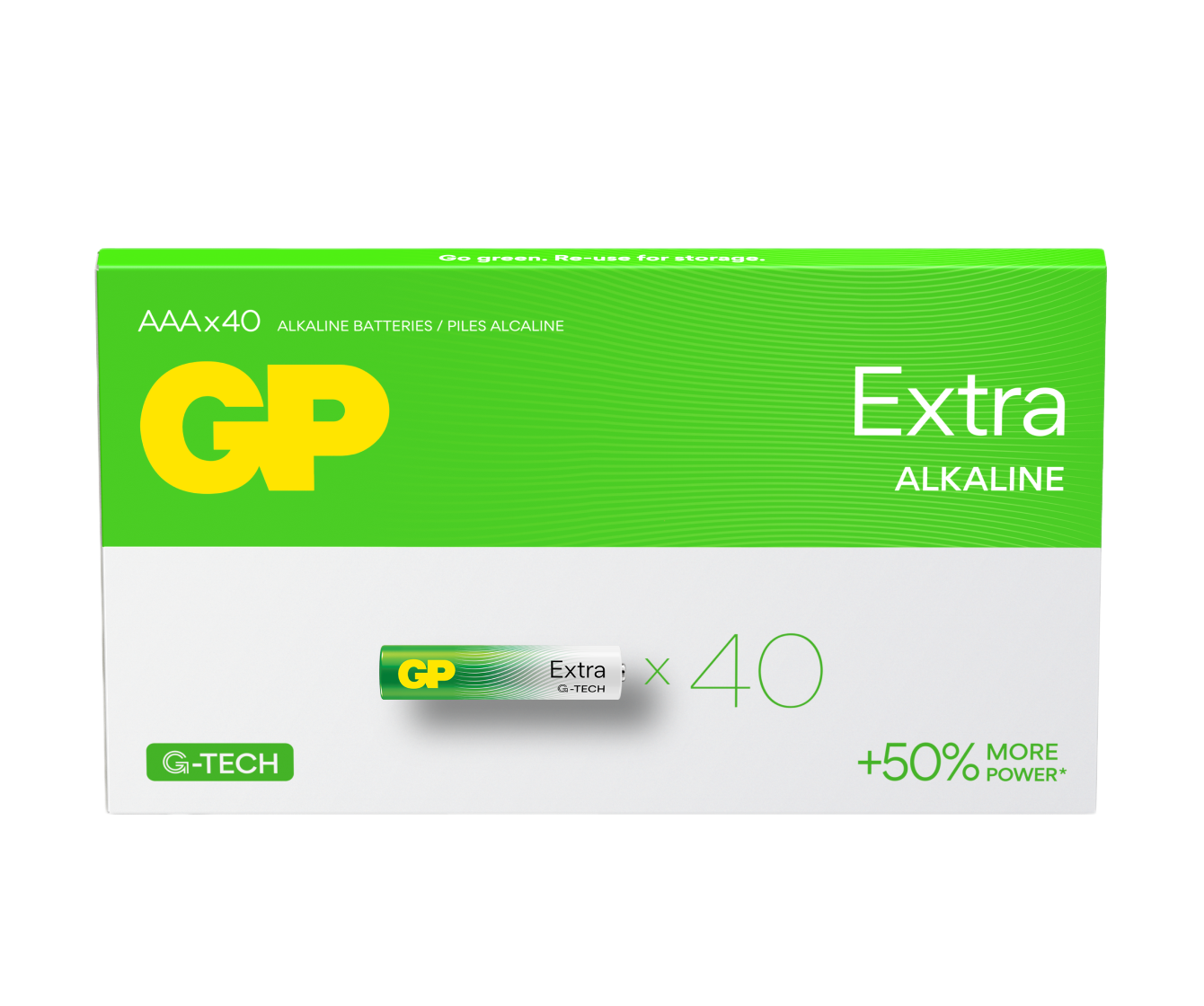 Bateri Beralkali GP Extra AAA